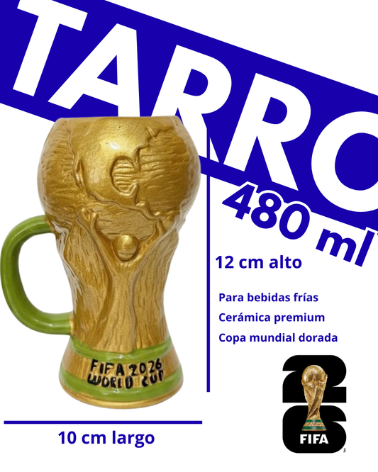 Tarro Copa Mundial FIFA 2026 500ml Ceràmica 3D