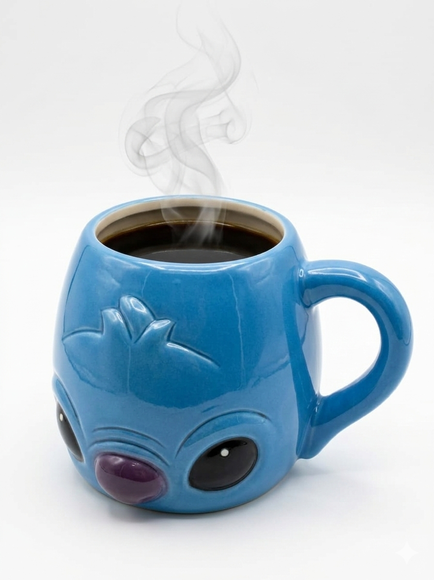 Taza Stitch 600ml Jumbo Ceràmica 3D