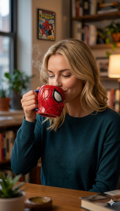 Taza Spiderman Marvel 450ml Ceràmica 3D