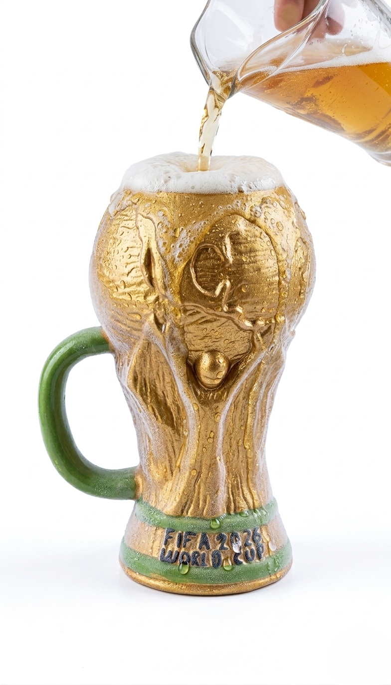 Tarro Copa Mundial FIFA 2026 500ml Ceràmica 3D