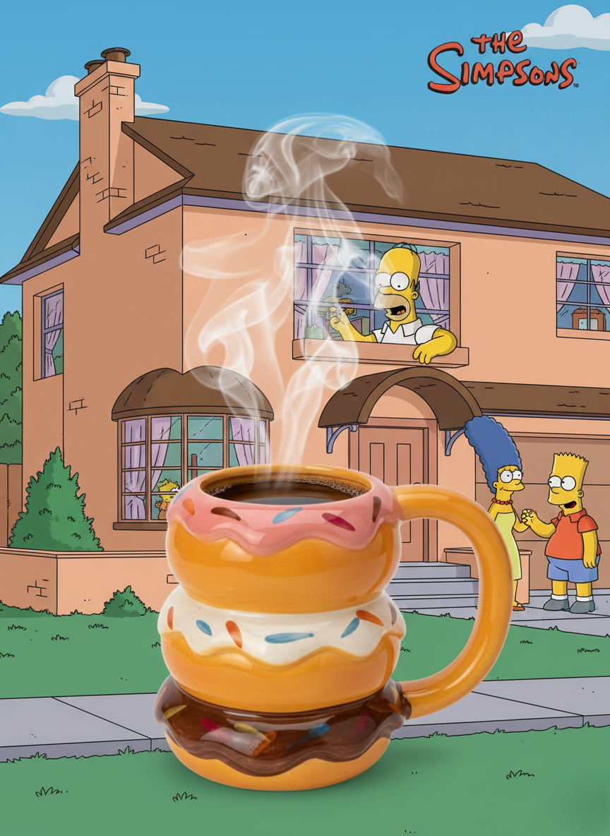 Tarro Donas The Simpsons 350ml Ceràmica 3D