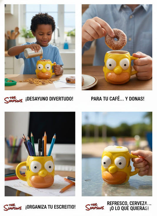 Tarro Homero The Simpsons 500ml Ceràmica 3D