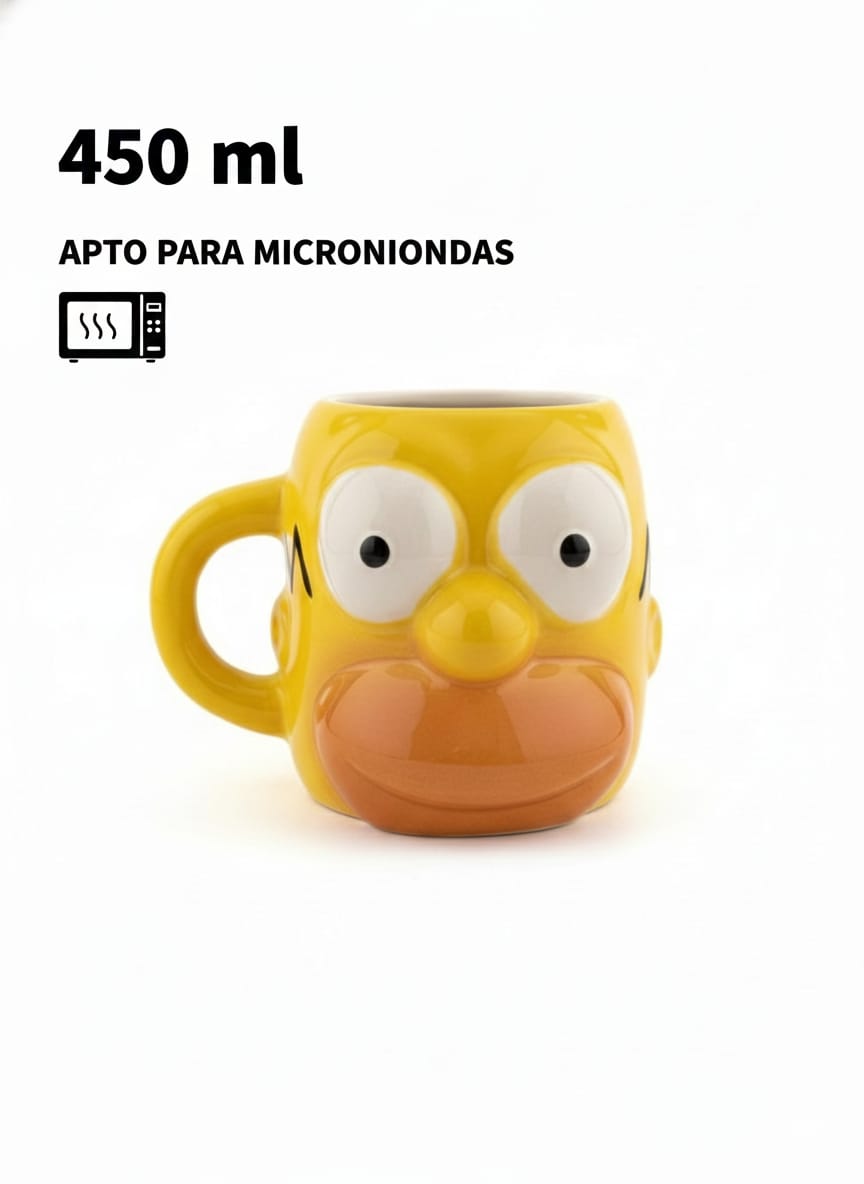 Tarro Homero The Simpsons 500ml Ceràmica 3D