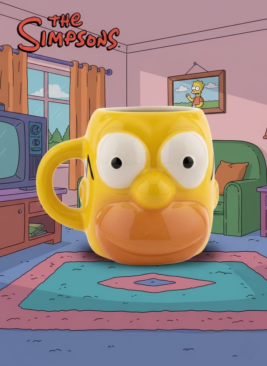 Tarro Homero The Simpsons 500ml Ceràmica 3D
