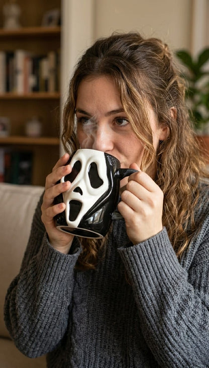 Taza Scream 7 Cerámica 12cm Colección