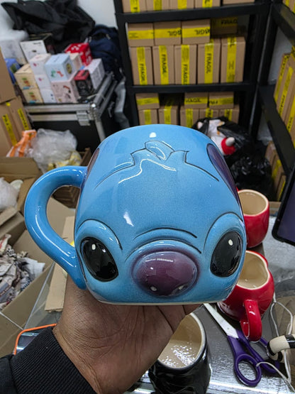 Taza Stitch 600ml Jumbo Ceràmica 3D